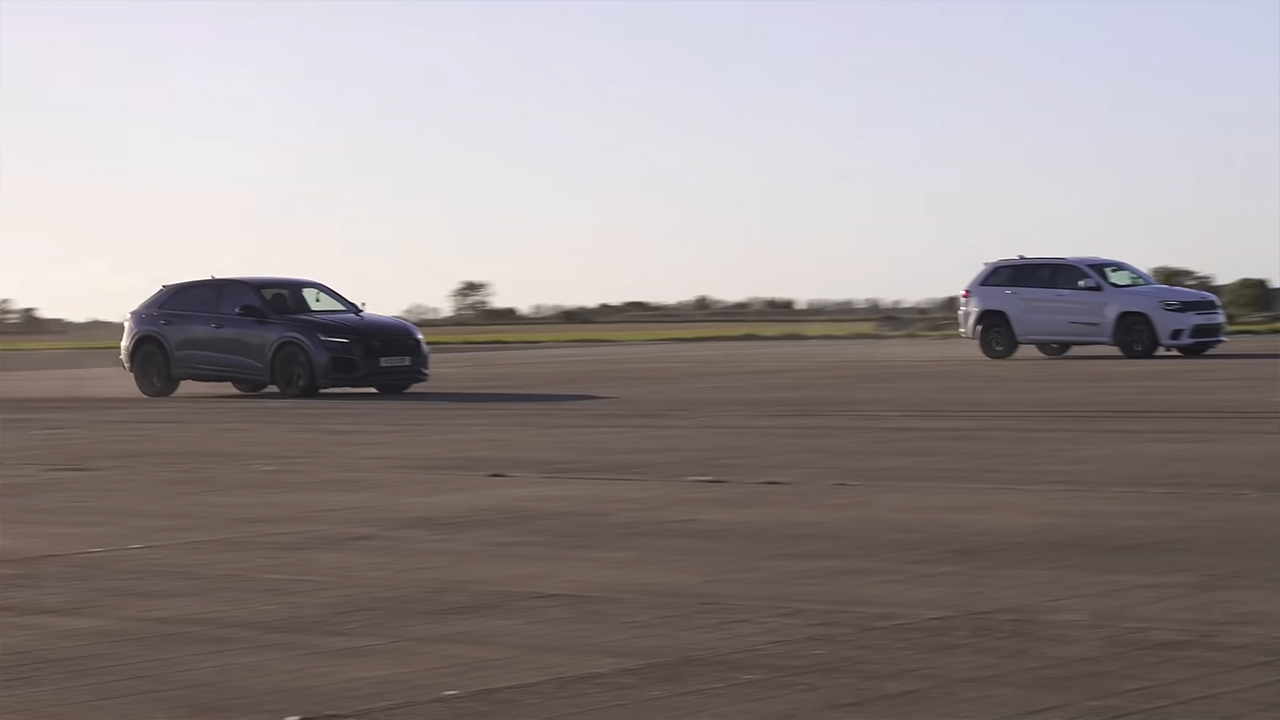 Meral Erden: Audi RSQ8 ve Jeep Trackhawk, Drag Pistinde Rekabet Ediyor 1