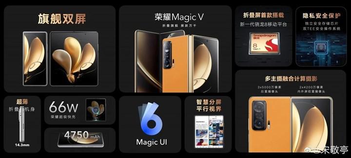 Meral Erden: Honor Magic V tanıtıldı: Snapdragon 8 Gen 1 işlemcili ilk katlanabilir telefon 3