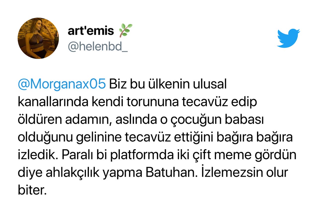 Meral Erden: Survivor Batuhan'A Twitter'Dan Gelen Yansılar 17