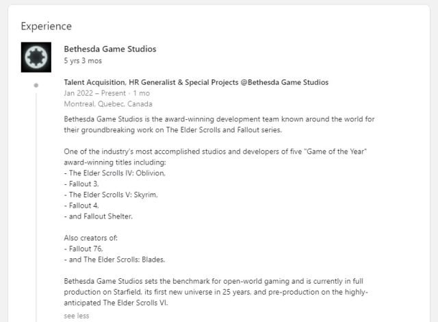 İnanç Can Çekmez: The Elder Scrolls 6 Hala Ön Üretim Etabında Olabilir 1