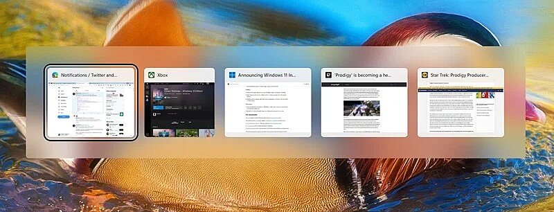 Şinasi Kaya: Windows 11 Için Alt+Tab Menüsü Güncelleniyor 1