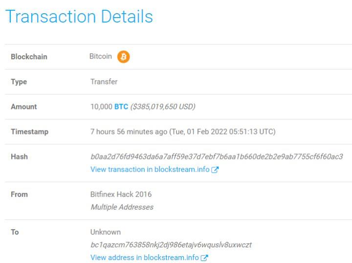 Meral Erden: Bitfinex’ten çalınan Bitcoin'ler harekete geçti 1