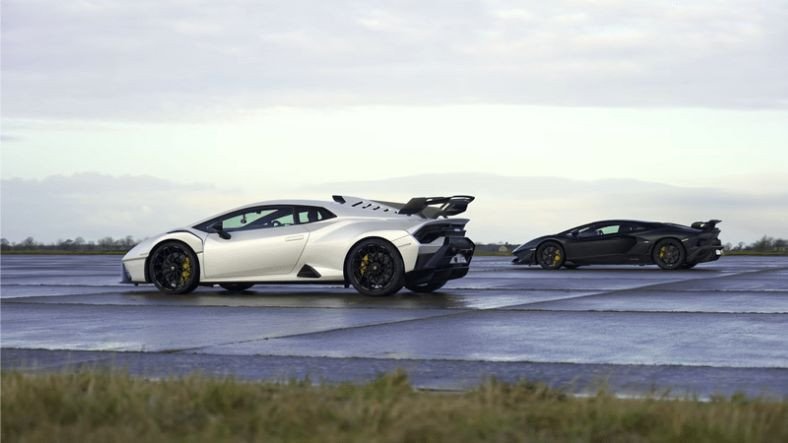 Ulaş Utku Bozdoğan: Lamborghini Huracan STO ve Aventador SVJ Drag Yarışı 3