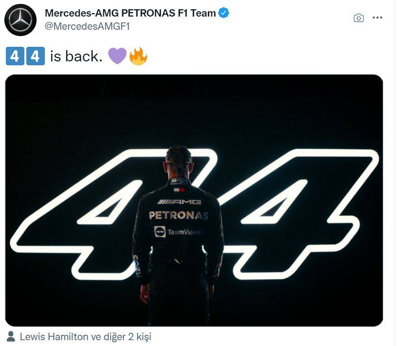Meral Erden: Mercedes, Lewis Hamilton’un Geri Döndüğünü Duyurdu 1