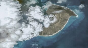 Tonga Volkanı Patlamasının Uydu Manzaraları, Dehşeti Ortaya Çıkarttı!