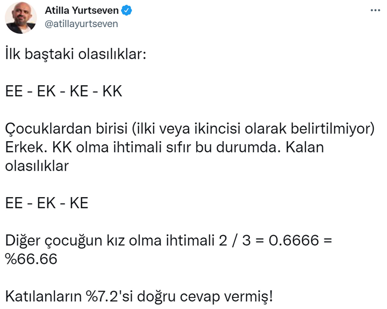 Şinasi Kaya: Toplumsal Medyayı Karıştıran Matematik Sorusu 3