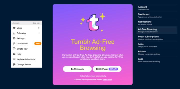 İnanç Can Çekmez: Tumblr, Reklamsız Tecrübe Için Yeni Abonelik Sistemi Sunuyor 1