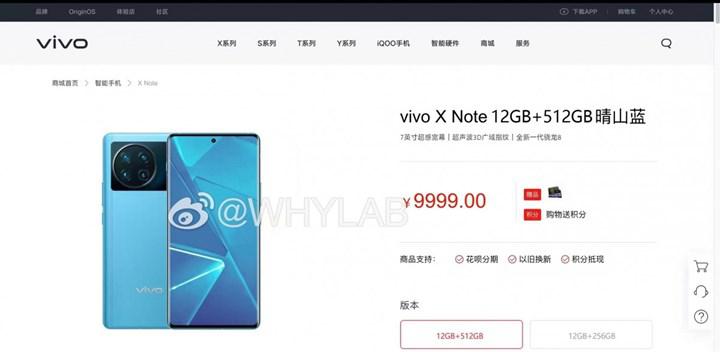 İnanç Can Çekmez: 7" devasa ekranlı Vivo X Note fiyatı ve özellikleriyle ortaya çıktı 2