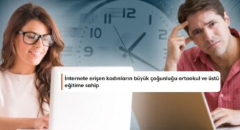 Bayanlar, İnternette Erkeklerden Daha Çok Vakit Harcıyor