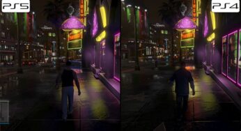 GTA V’in Yeni Jenerasyon Grafiklerinin Karşılaştırıldığı Görüntü