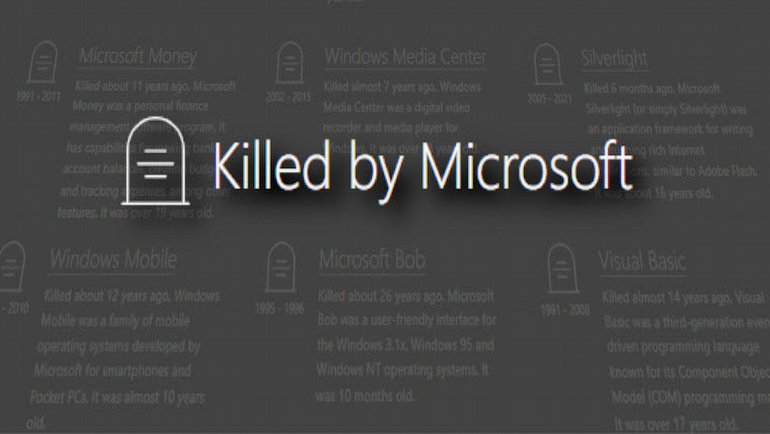 İnanç Can Çekmez: Microsoft'un "Öldürdüğü" Eserleri İçin Sanal Mezarlık Açıldı! 1