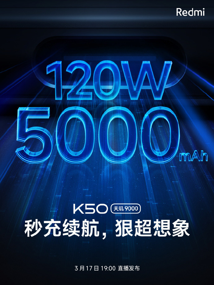 Şinasi Kaya: Redmi K50 serisi pil ve şarj özellikleri ortaya çıktı! 1