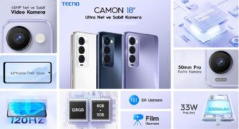 TECNO CAMON 18P, Ultra Net ve Sabit bir Çekim Tecrübesi ile Türkiye’de!