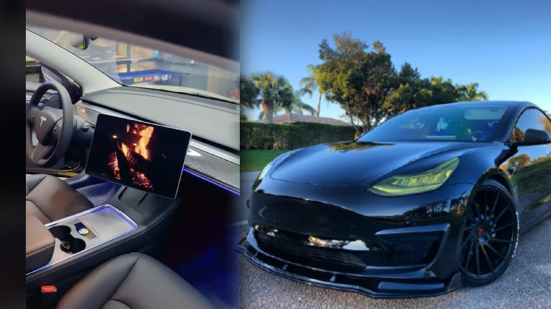 Meral Erden: Tesla Model 3'ün İçine Yapılan Modifiye Beğeni Topladı 3