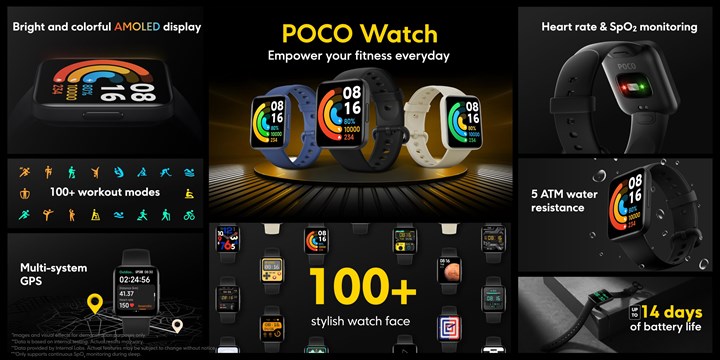 Şinasi Kaya: Poco birinci akıllı saatini tanıttı: AMOLED ekran, GPS ve 100'ün üzerinde saat arayüzü 3