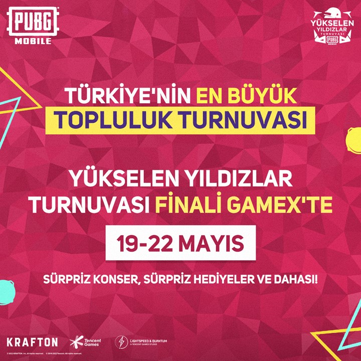 Ulaş Utku Bozdoğan: PUBG Mobile'ın 500.000 TL ödül havuzuna sahip turnuvasının finali GameX'te oynanacak 1