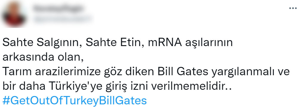 Meral Erden: Türkiye'den Defol Bill Gates Etiketi Twitter'da Gündem Oldu 10