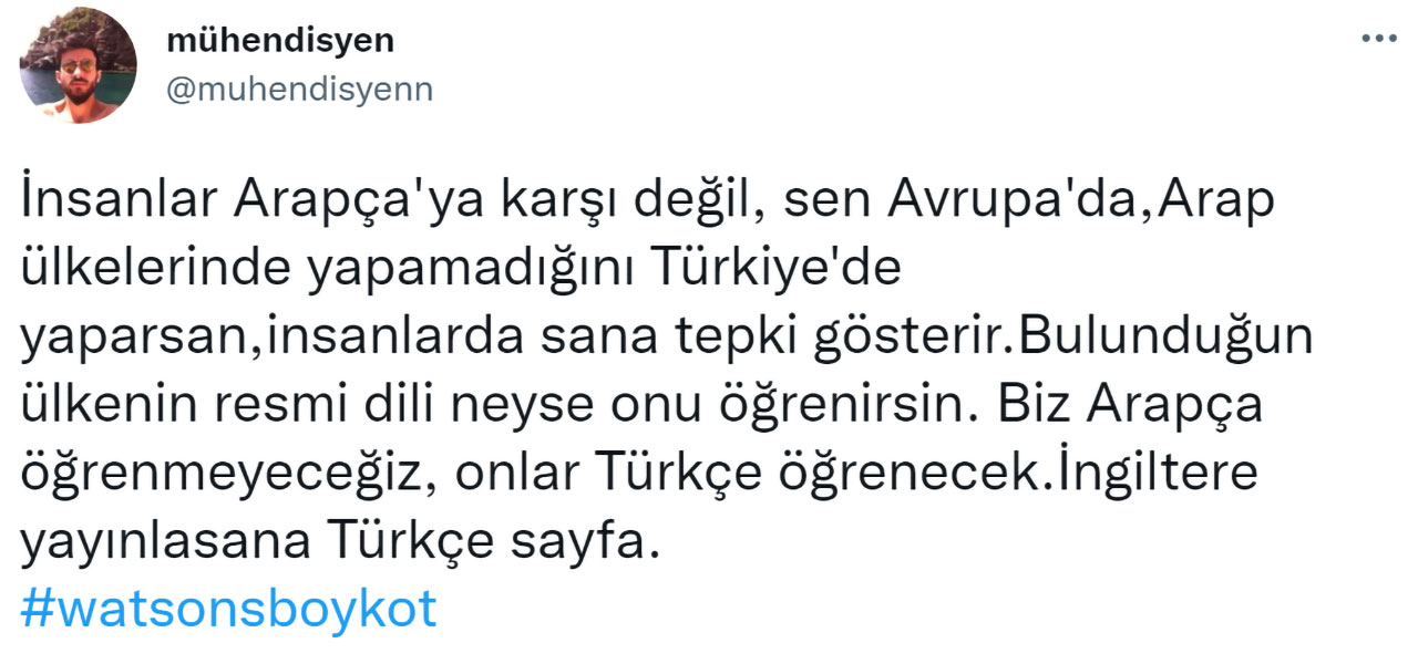 İnanç Can Çekmez: Watsons'In Kataloğuna Arapça Sayfalar Koyması Gündem Oldu 13