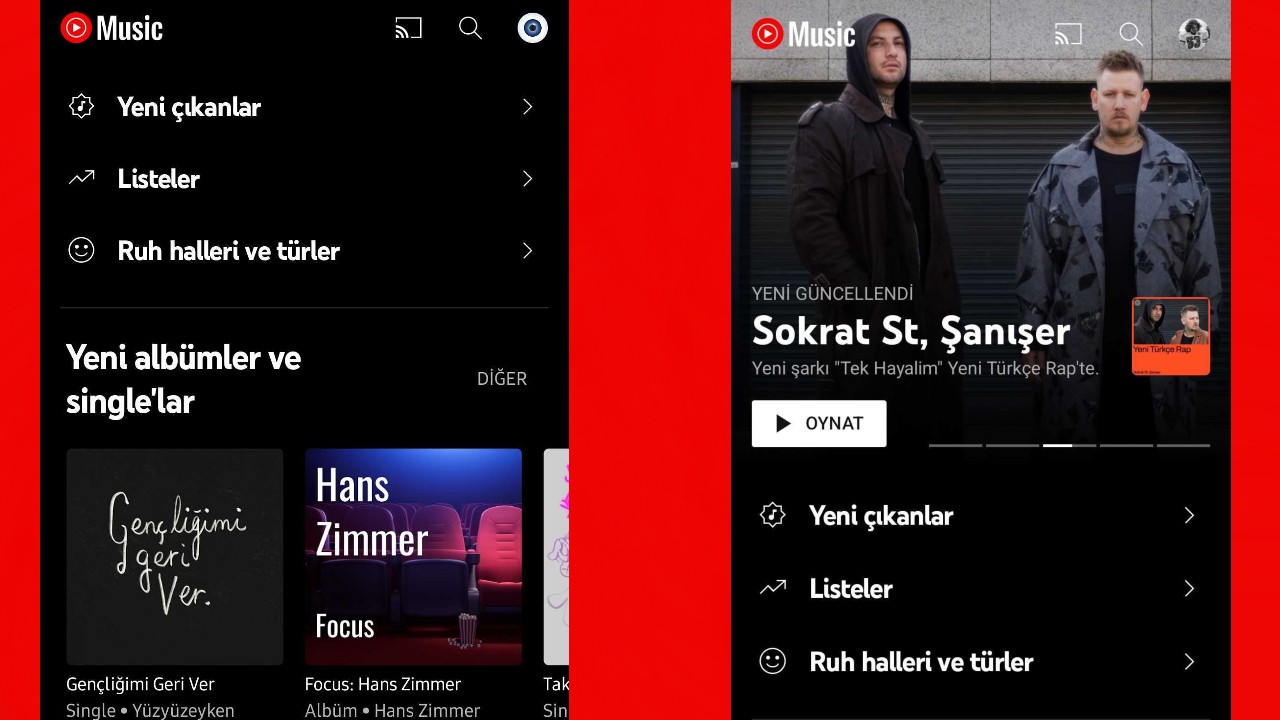 Şinasi Kaya: Youtube Music Keşfet Sayfası Güncellendi 1