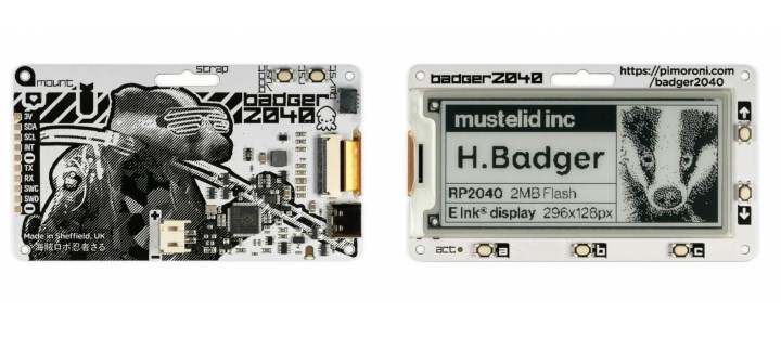 İnanç Can Çekmez: Badger 2040 programlanabilir E-Ink ekran projesi 1