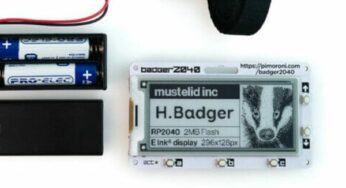 Badger 2040 programlanabilir E-Ink ekran projesi