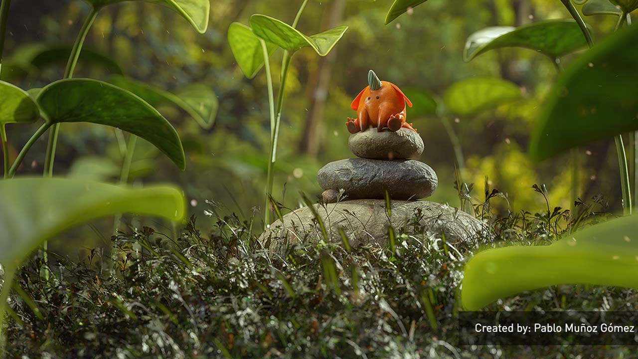 Şinasi Kaya: NVIDIA GeForce RTX 3090 ile Çizilen Orman Yaratığı [Video] 35