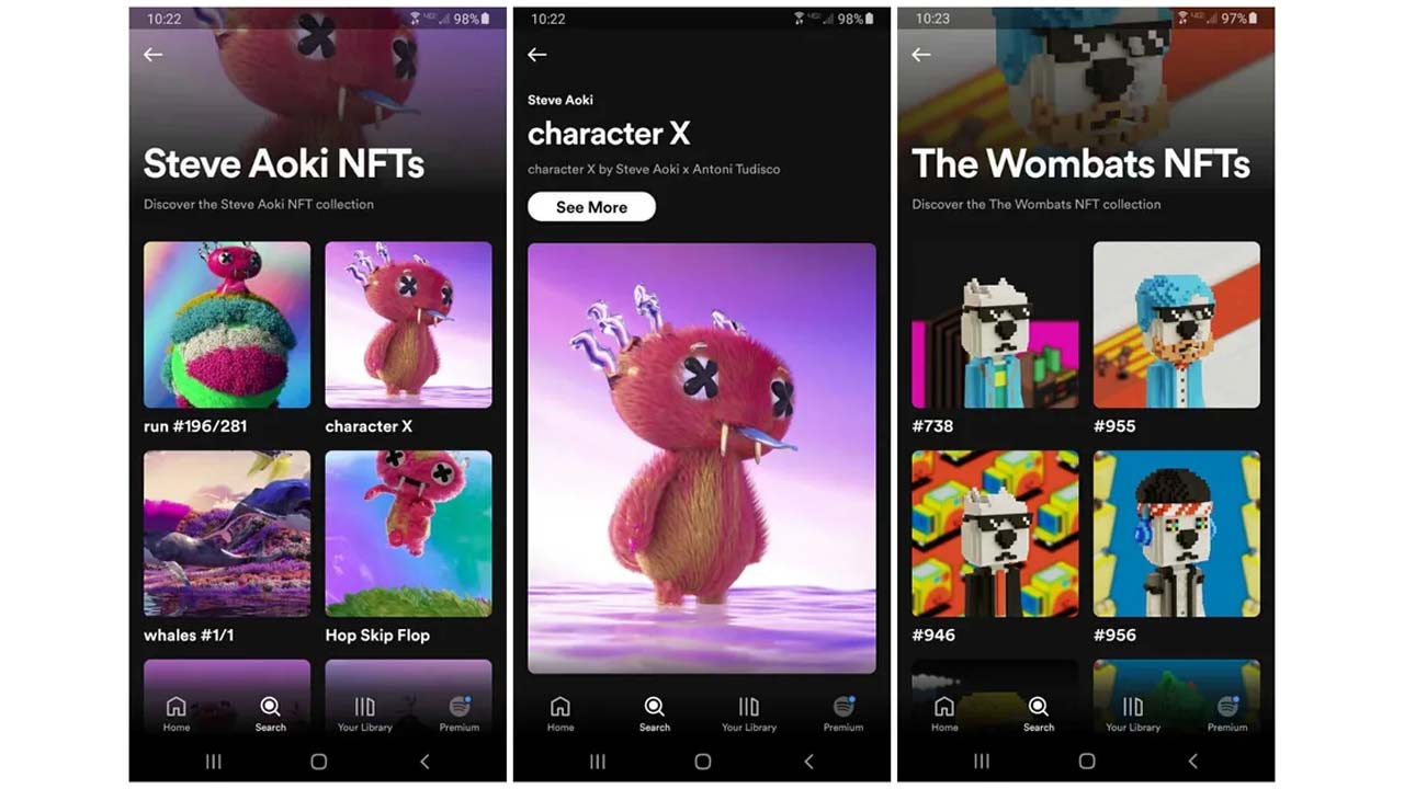 Şinasi Kaya: Spotify'a NFT Geliyor: İşte Birinci Ekran İmajları 1