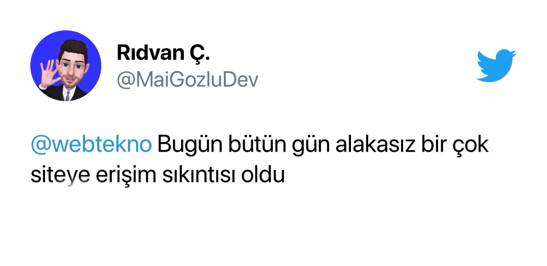 İnanç Can Çekmez: Türkiye’de Birtakım Sitelere Erişim Sorunu Yaşanıyor 8 İnanç Can Çekmez: Türkiye’de Birtakım Sitelere Erişim Sorunu Yaşanıyor 7