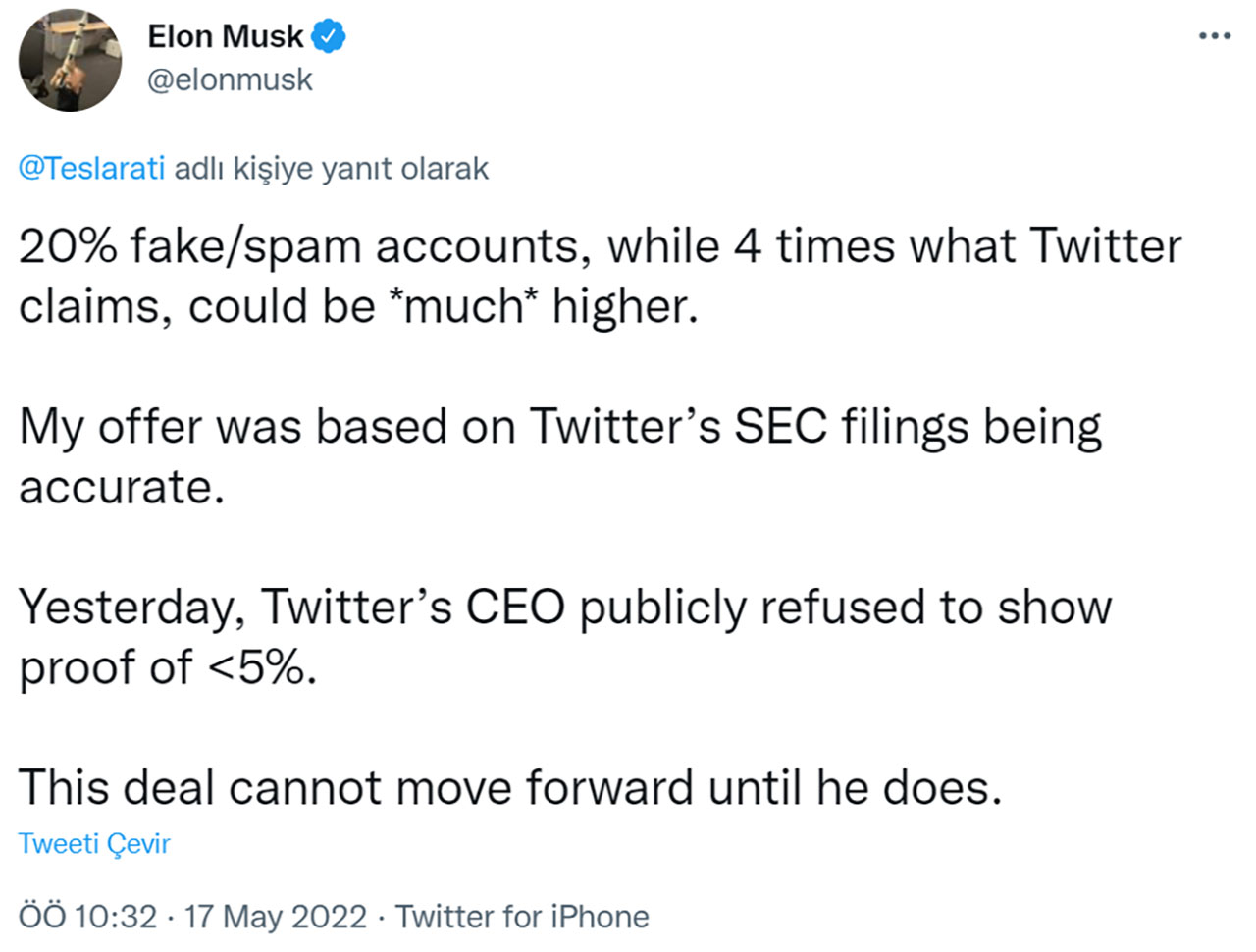 İnanç Can Çekmez: Twitter CEO'sundan Elon Musk'ı Kızdıran Açıklama 3