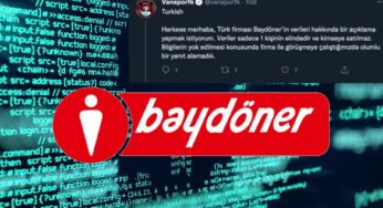 Vanspor’u Hackleyen Hackerlardan Baydöner Bilgileri Açıklama