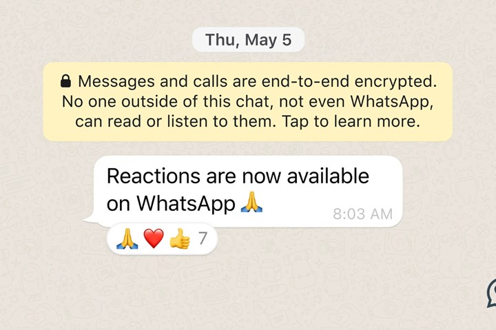 İnanç Can Çekmez: Whatsapp, Bildirilere Emojilerle Reaksiyon Verme Özelliğini Kullanıma Sundu 3