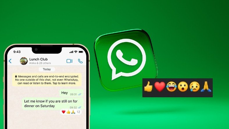 İnanç Can Çekmez: WhatsApp, Emoji ile Reaksiyon Verme Özelliğini Kullanıma Sundu 5