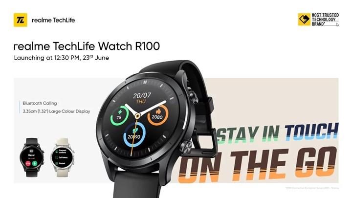 Ulaş Utku Bozdoğan: Bluetooth üzerinden arama yapabilen Realme TechLife Watch R100, 23 Haziran'da geliyor 1