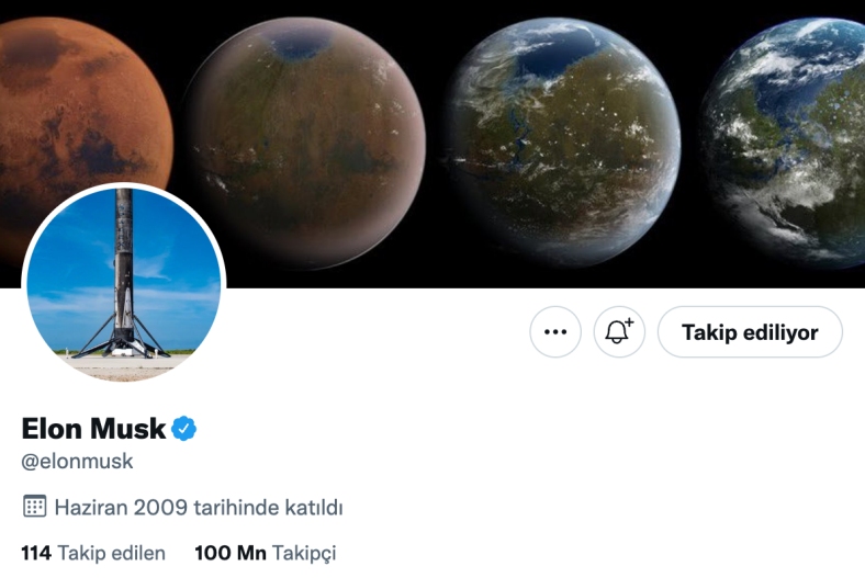 İnanç Can Çekmez: Elon Musk Twitter’da 100 Milyon Takipçiye Ulaştı 1