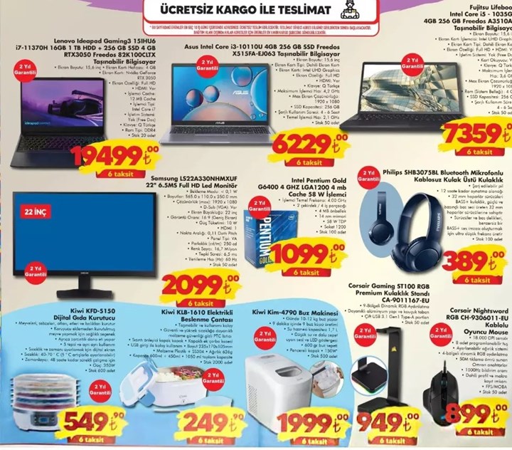 İnanç Can Çekmez: Haftaya ŞOK marketler yeniden Intel işlemci satacak, Corsair oyuncu eserleri de var 1