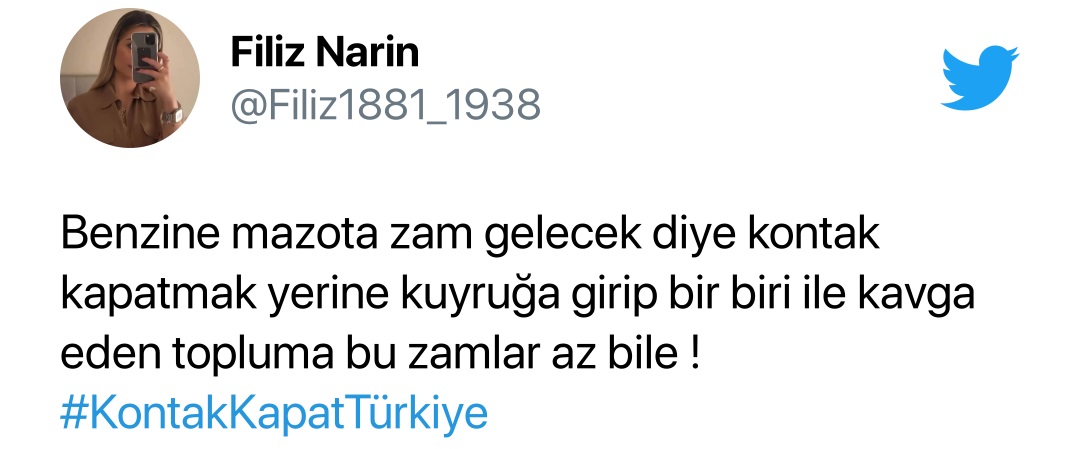 Şinasi Kaya: #KontakKapatTürkiye Twitter'da Gündem Oldu 41
