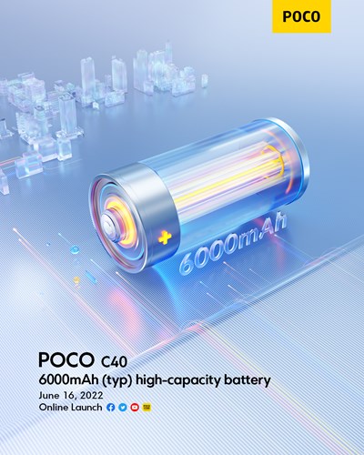 Meral Erden: Poco C40, 6000 mAh kapasiteli piliyle 16 Haziran'da tanıtılacak 4 Meral Erden: Poco C40, 6000 mAh kapasiteli piliyle 16 Haziran'da tanıtılacak 3