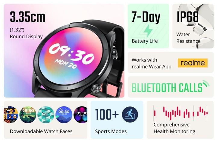 Meral Erden: Realme Techlife Watch R100 Tanıtıldı: Bluetooth Arama, Spo2 Ölçümü, 7 Gün Pil Ömrü 5
