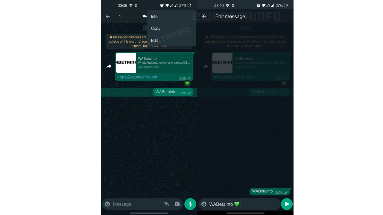 İnanç Can Çekmez: WhatsApp 'Mesaj Düzenleme' Özelliği Geliyor 1