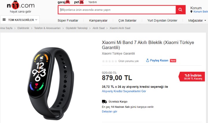 Şinasi Kaya: Xiaomi Mi Band 7, Türkiye'de satışa çıktı 2