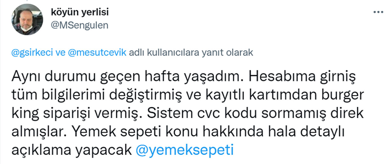 Meral Erden: Yemeksepeti Hakkında Yeni Data Sızıntısı Argümanı 17