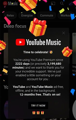 Şinasi Kaya: YouTube'dan Premium üyelerine sürpriz armağan: 1 yıllık fiyatsız hizmet 2