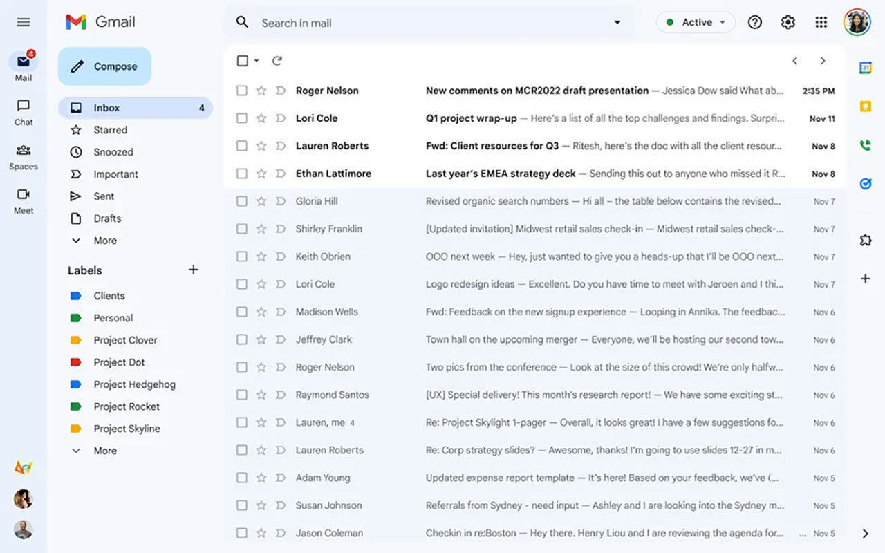 Şinasi Kaya: Gmail Tasarımı Değişti: İşte Yeni Tasarım Ve Özellikler 1