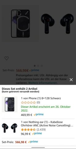 Şinasi Kaya: Nothing Phone (1) Fiyatı Amazon Almanya’da Ortaya Çıktı 1