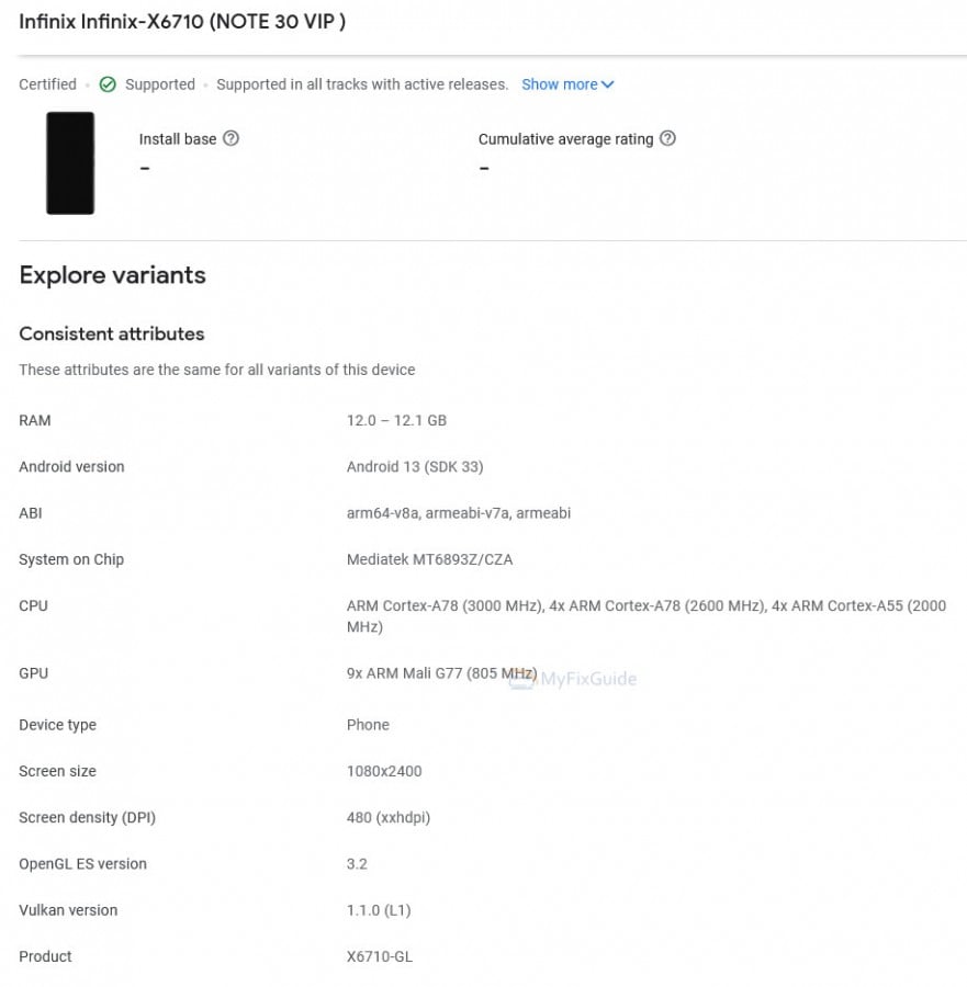 İnanç Can Çekmez: Infinix Note 30 Serisi Google Play Console’da Görüldü 1