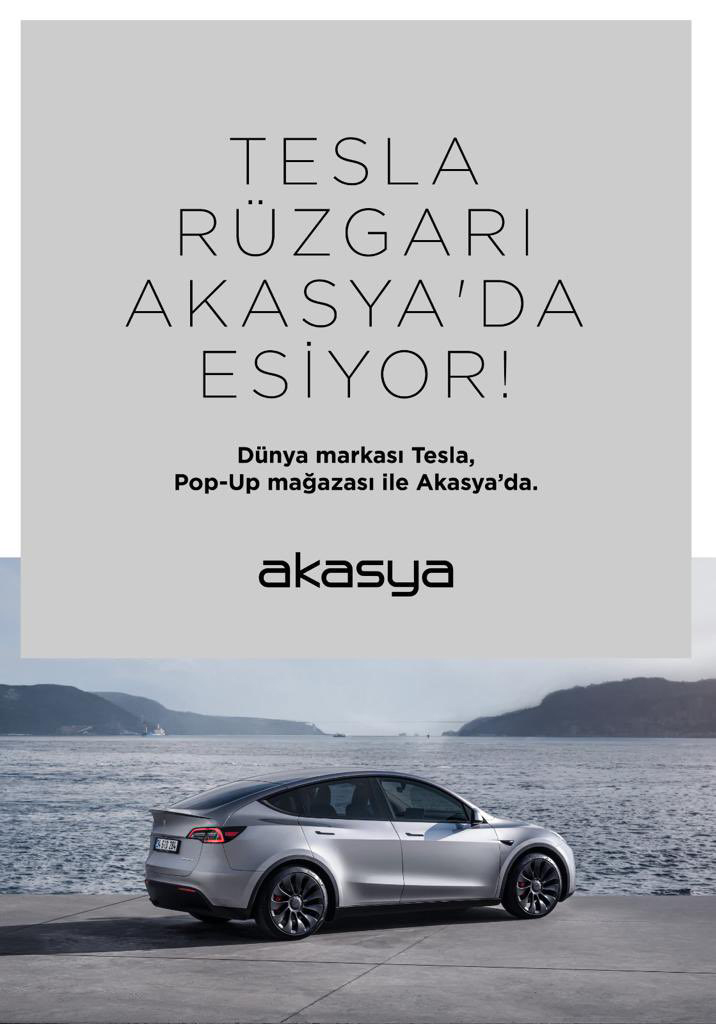 Ulaş Utku Bozdoğan: Tesla’nın İkinci Mağazası, İstanbul Akasya AVM’de Açılıyor! 1