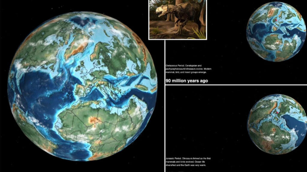 Şinasi Kaya: Dinozor çağında meskeniniz tam olarak neredeydi? Bu harita karşılığı veriyor... 5