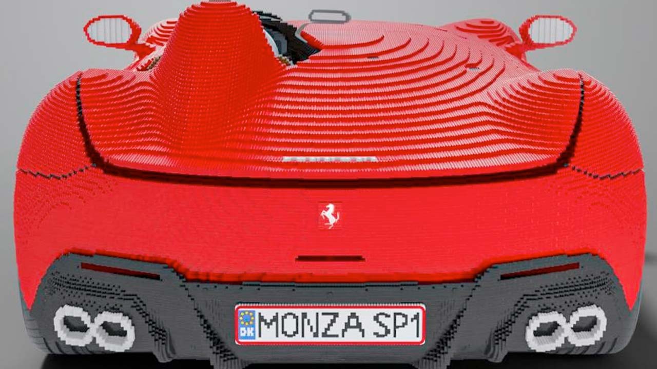 Meral Erden: Ferrari Monza Sp1, Lego Ile Yeniden İnşa Edildi 7