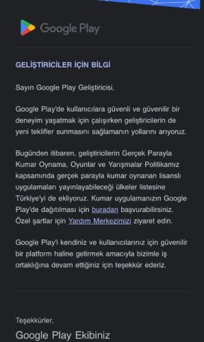 Meral Erden: Google'Dan Türkiye'Deki Kumar Uygulamalarına Yeşil Işık! 3