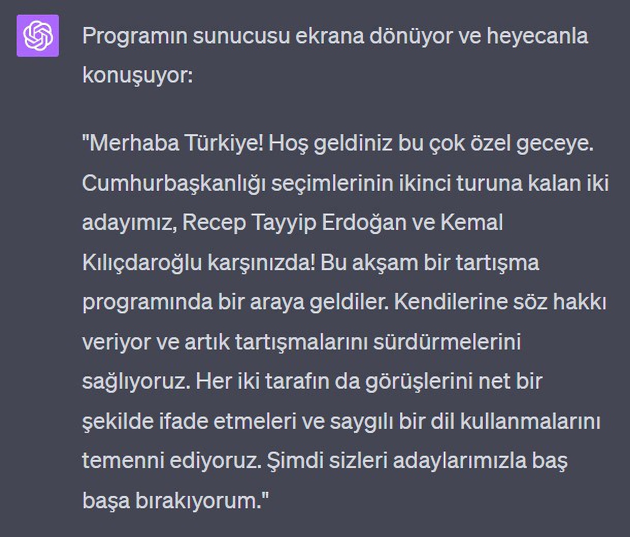 İnanç Can Çekmez: Kılıçdaroğlu Ile Erdoğan Yapay Zekâ Tartışma Programında 7